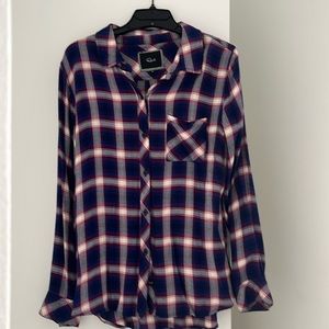 Rails plaid button down shirt
